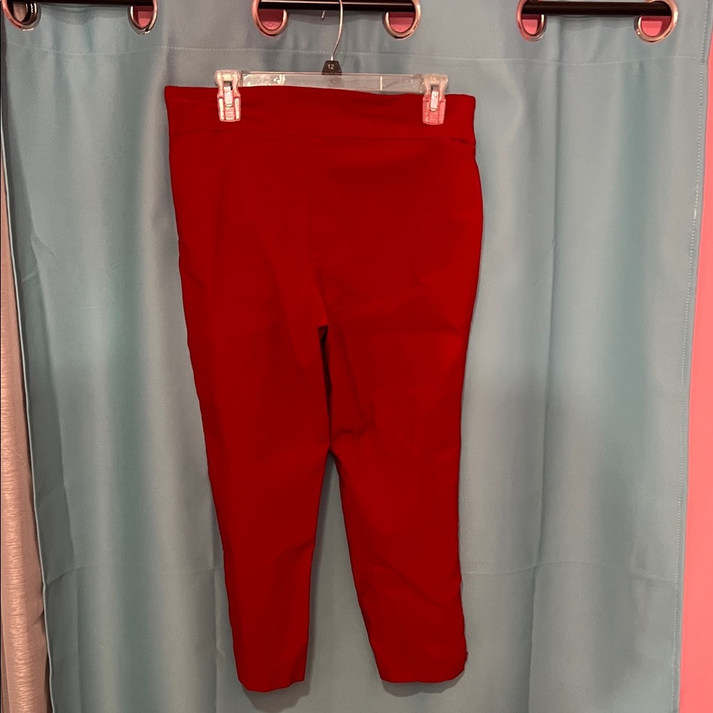 Counterparts Red Capris size 12 - Picture 2 of 5